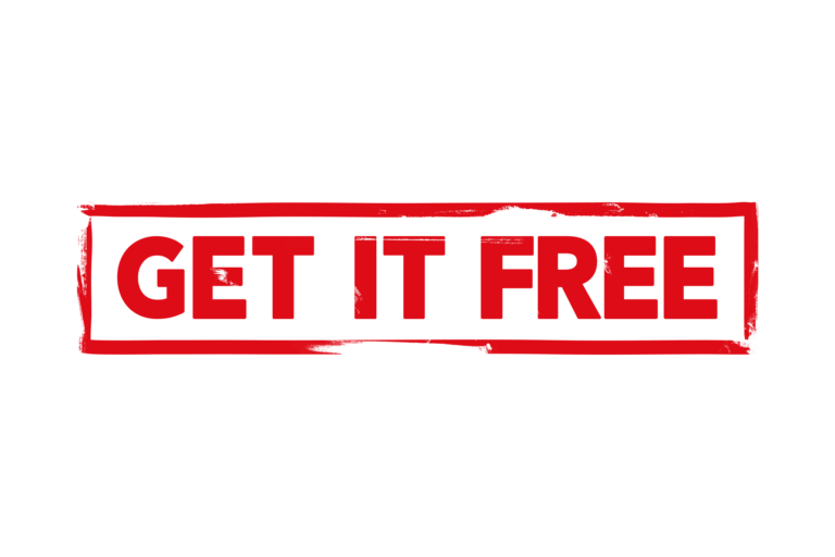 Get it free stamp PSD - PSDstamps