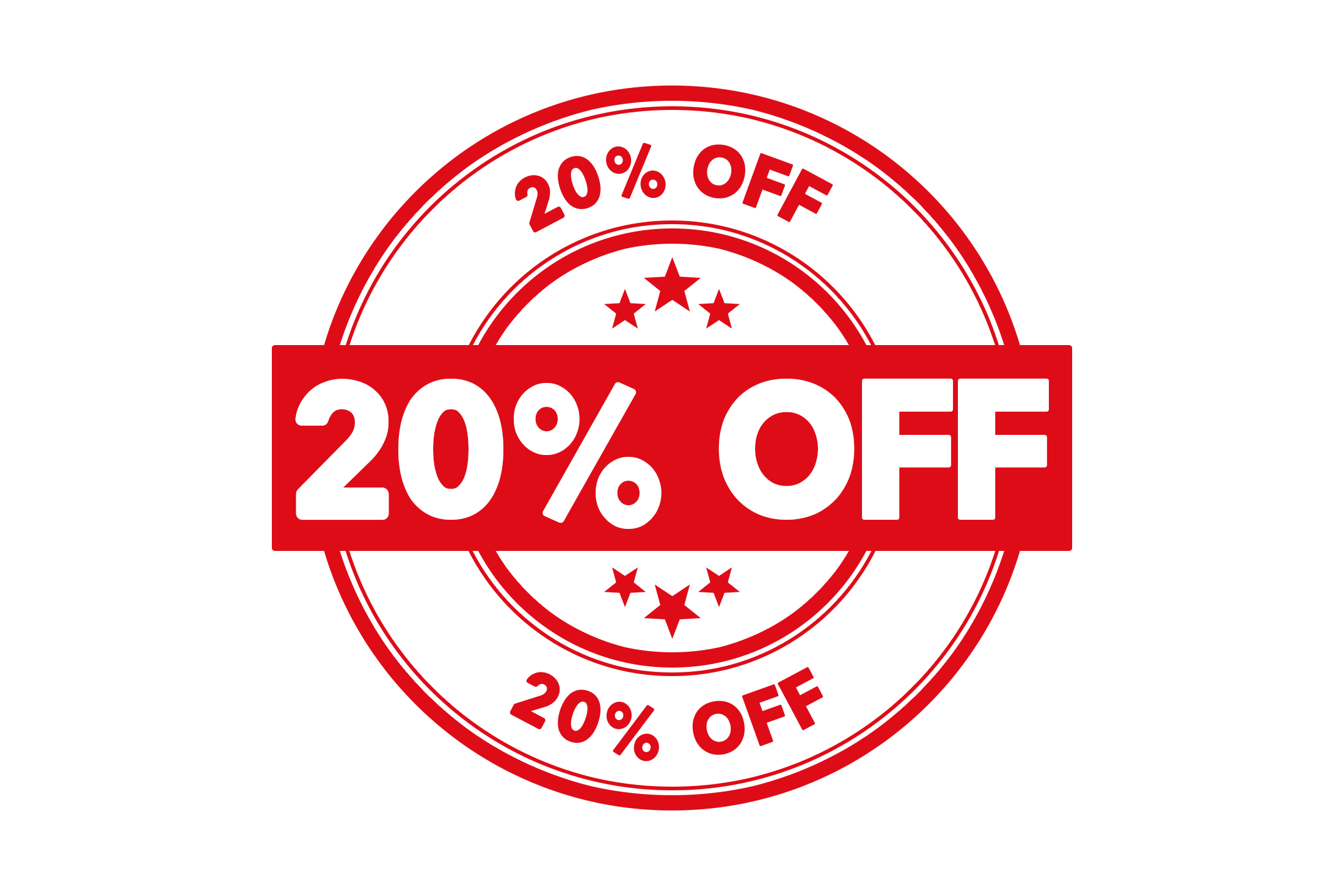 Round 20 Percent Off Stamp PNG And PSD PSDstamps